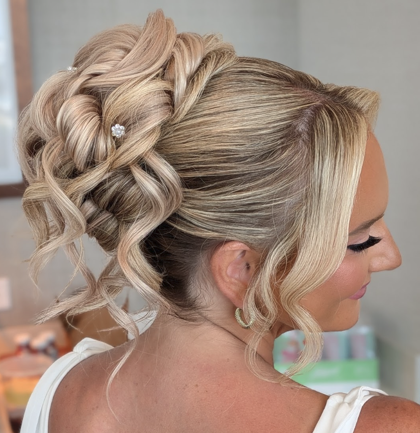 Updo/ Low bun